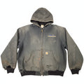 Carhartt Men's Washed Duck Arctic Quilt Lined Hooded Jacket Lined Full Zip 2XL
