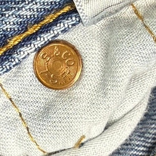 Levi Strauss 501 Original Fit Jeans Medium Wash Button Fly Mens W36 L32