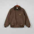 Carhartt J97 DKB Detroit Jacket Mens XL Dark Brown Sandstone Blanket Lined Work