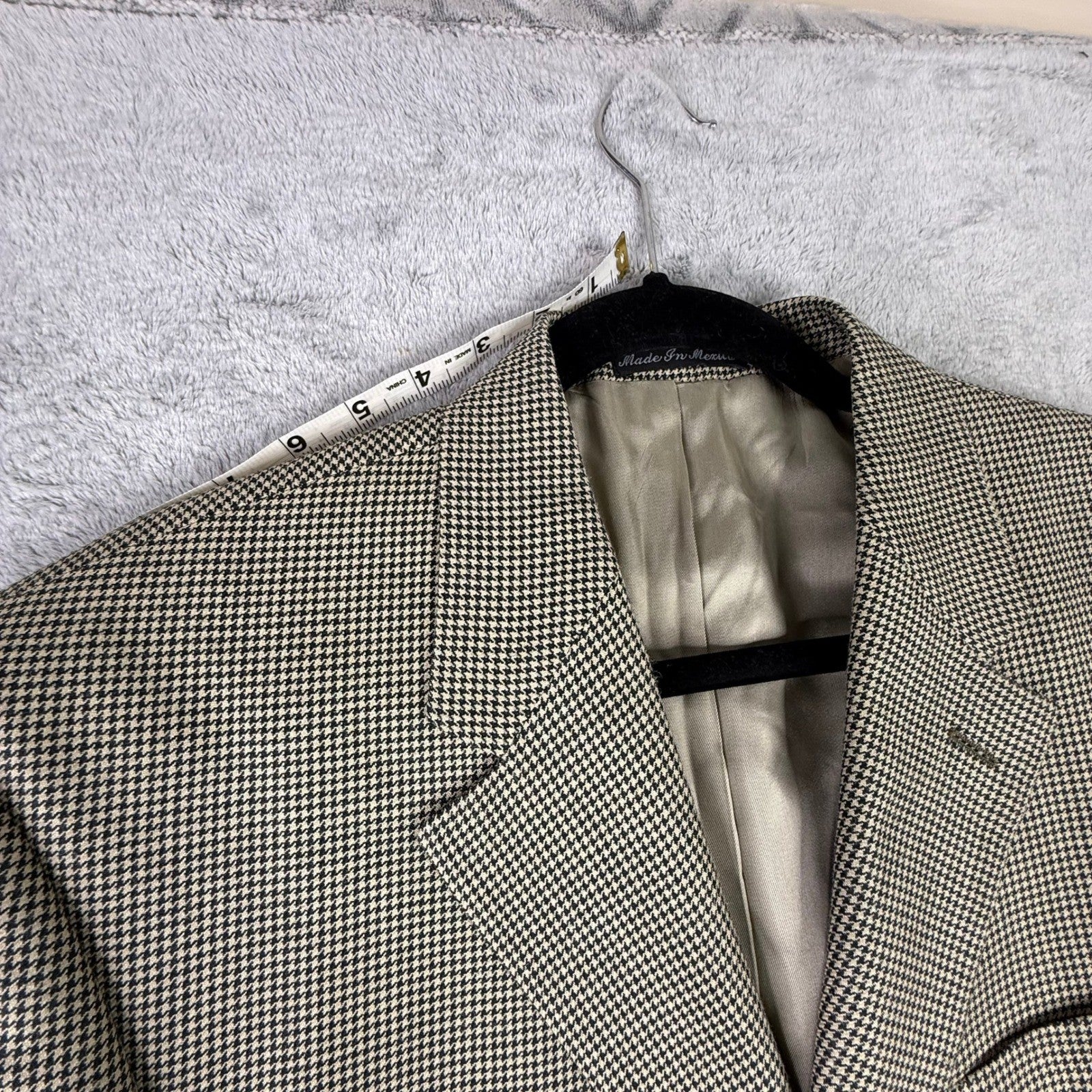 90s vintage Polo Ralph Lauren sport coat (Made in USA, 100% wool, herringbone)