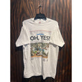 Vintage 1992 Atlanta Braves NL Champions Newspaper TShirt White Single Stitch XL