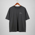 PCP Project Mens XL Black Oversized Heavyweight Script Logo T-Shirt Streetwear