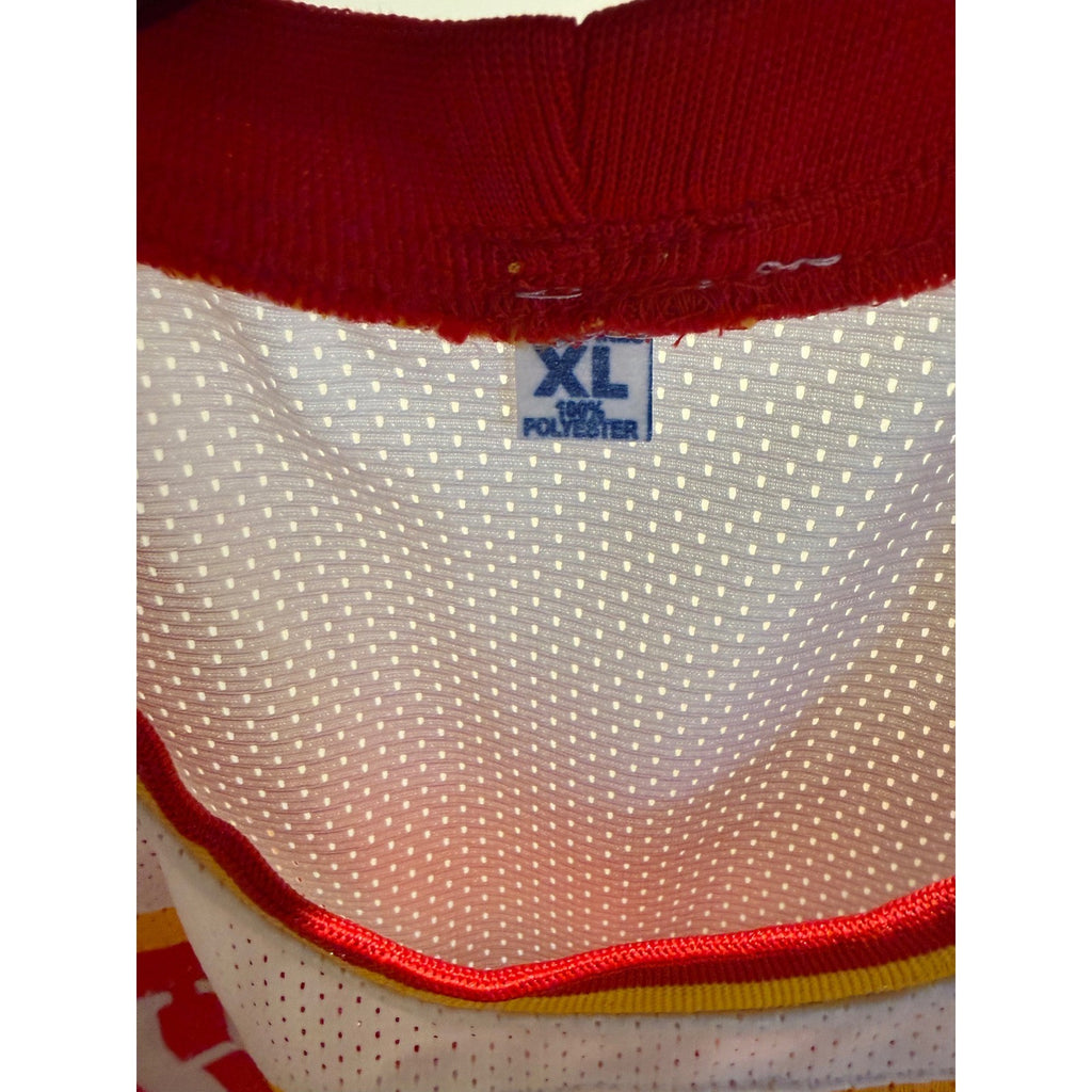 Spud Webb Signed Atlanta HawksBasketball Jersey XL White Red Yellow #4 Autograph