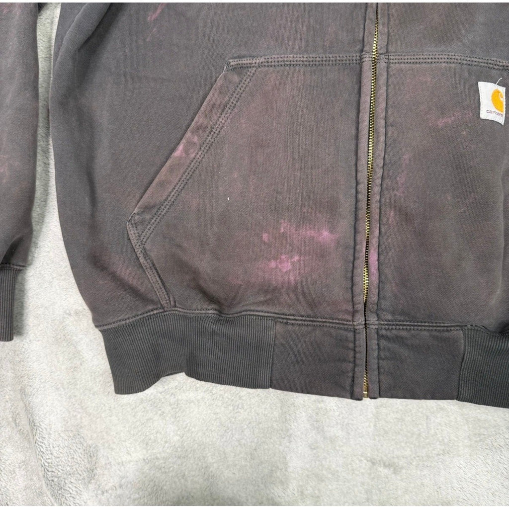 Carhartt Rain Defender Loose Fit Mens Full Zip Hoodie Jacket Size L
