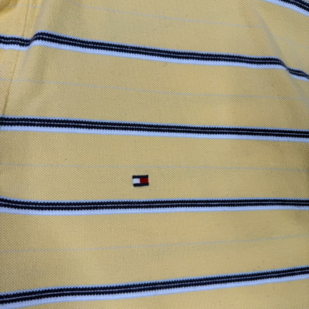 Tommy Hilfiger Mens Polo Shirt Yellow Size XL