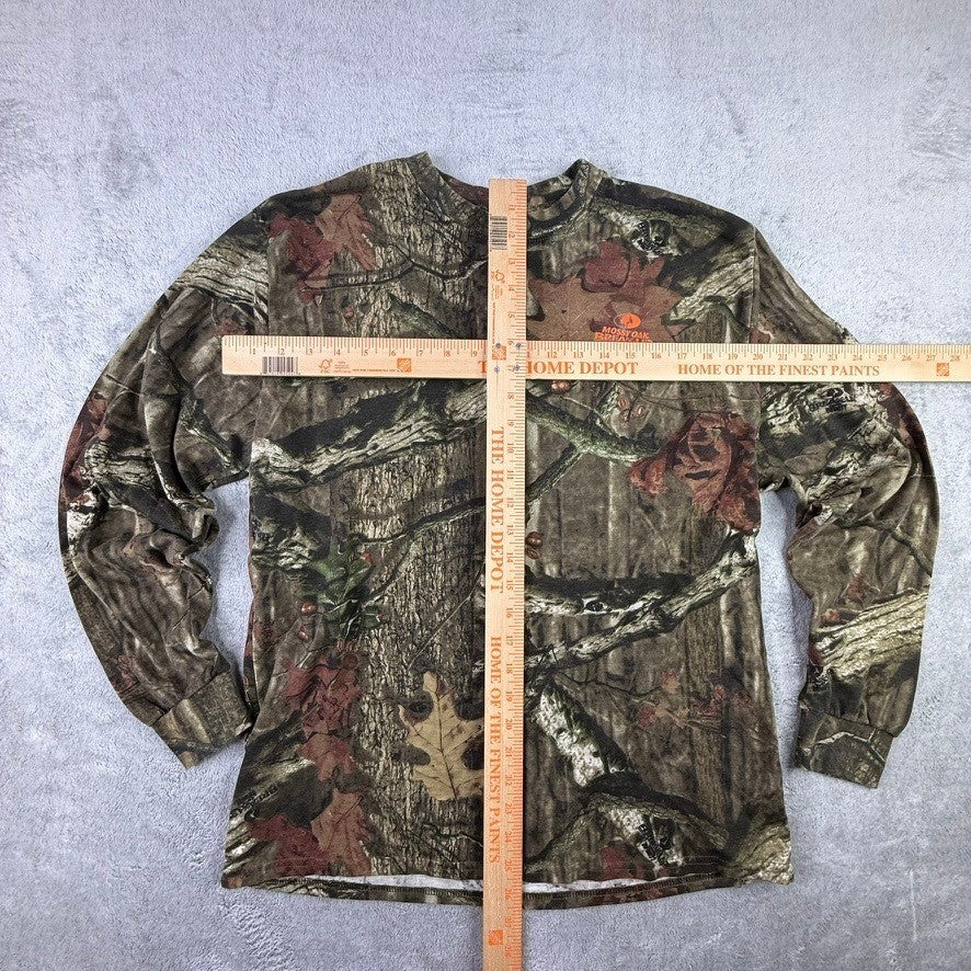 Mossy Oak Break-Up Infinity Camo Long Sleeve TShirt Mens Large Brown Hunting Top