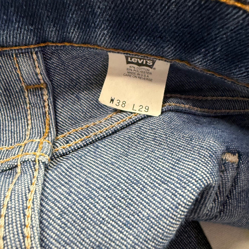 Levi's 501 Original Fit Jeans Medium Wash Button Fly Men's 38x29