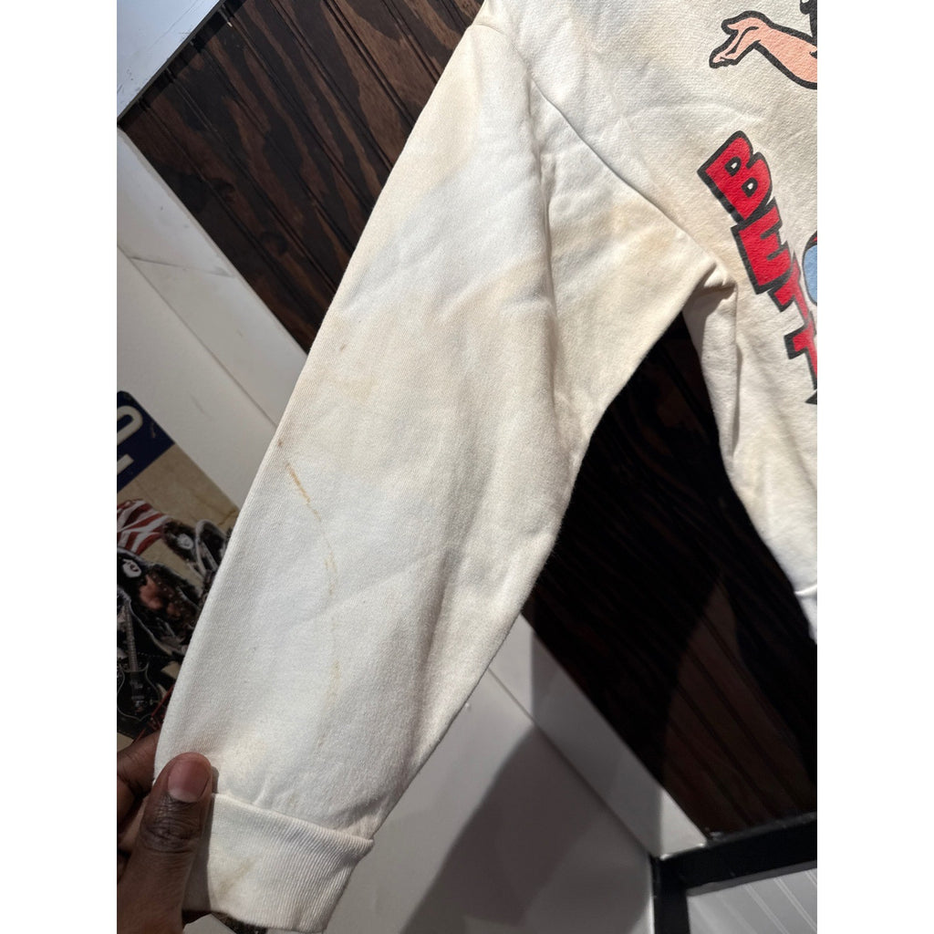 Vintage 1993 Betty Boop Graphic Sweatshirt Cream Crewneck 90s King Features L