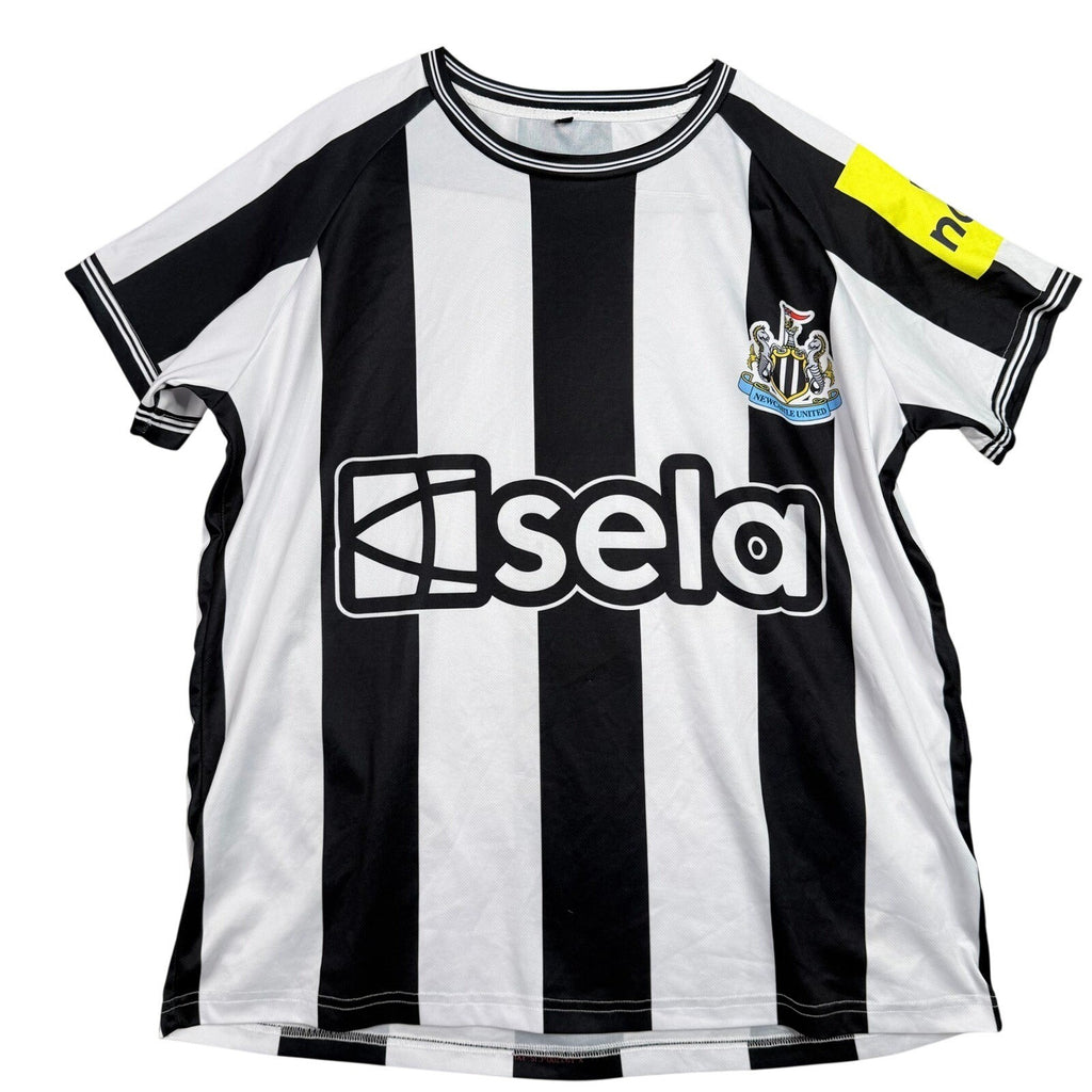Newcastle United Football Club Soccer Jersey 3XL Black White "Noon" "Isela"