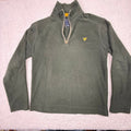 American Eagle Outfitters Mens Fleece Quarter Zip Pullover Sweatshirt Size S