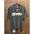 Vintage U2 Band T-Shirt Black Graphic Portrait Rock Music Tee Mens Large 21x28