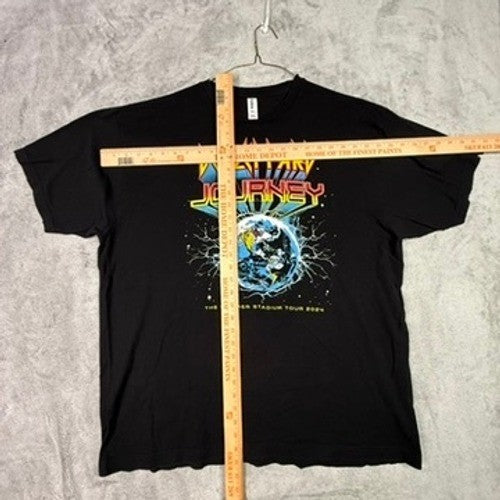 Def Leppard Journey The Summer Stadium Tour 2023 Black T Shirt XXL
