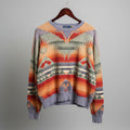 Polo Ralph Lauren Mens Southwestern Intarsia Knit Crewneck Sweater Multicolor XL
