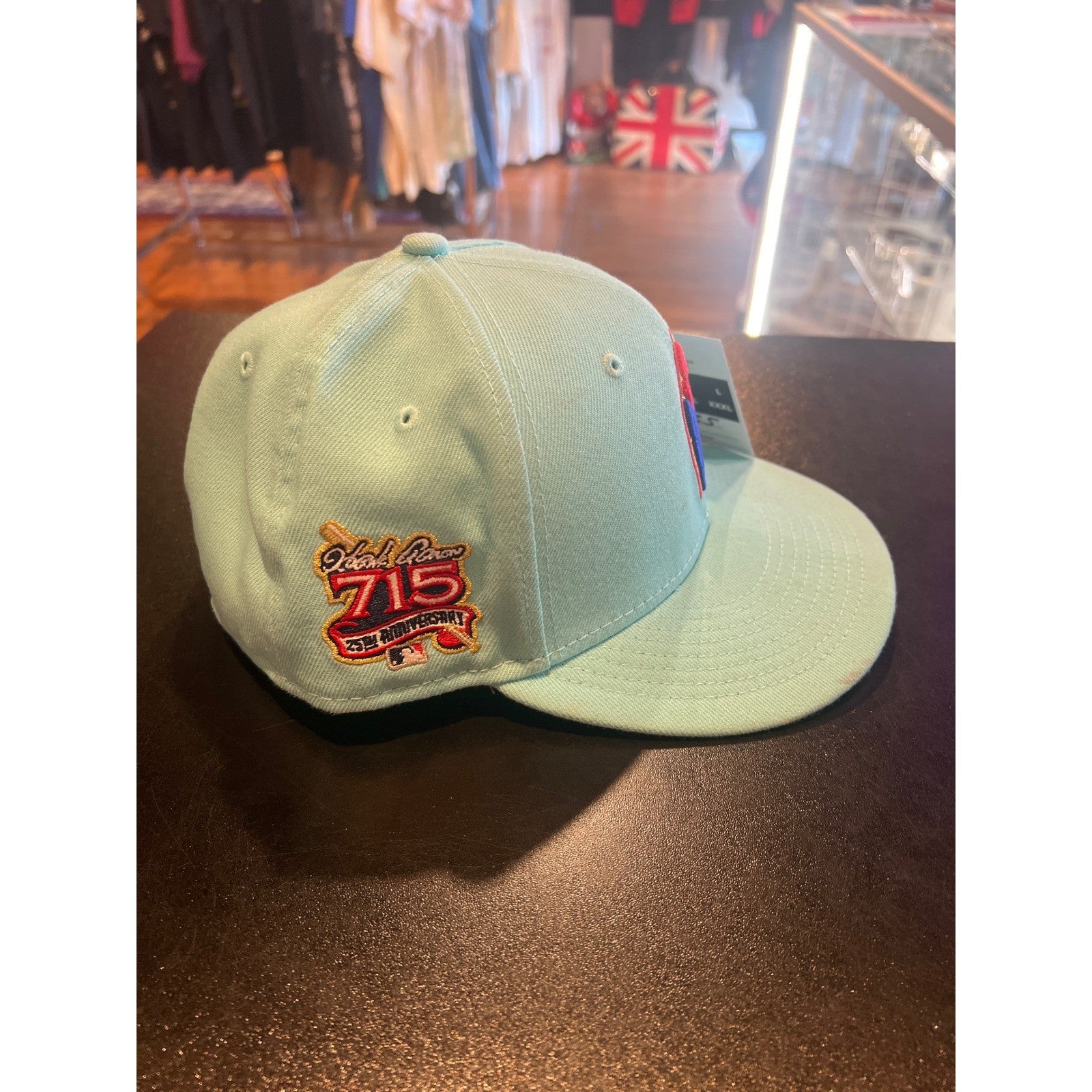 Atlanta Hawks New Era 9FIFTY Snapback Light Blue Red Gold Embroidered NBA Cap