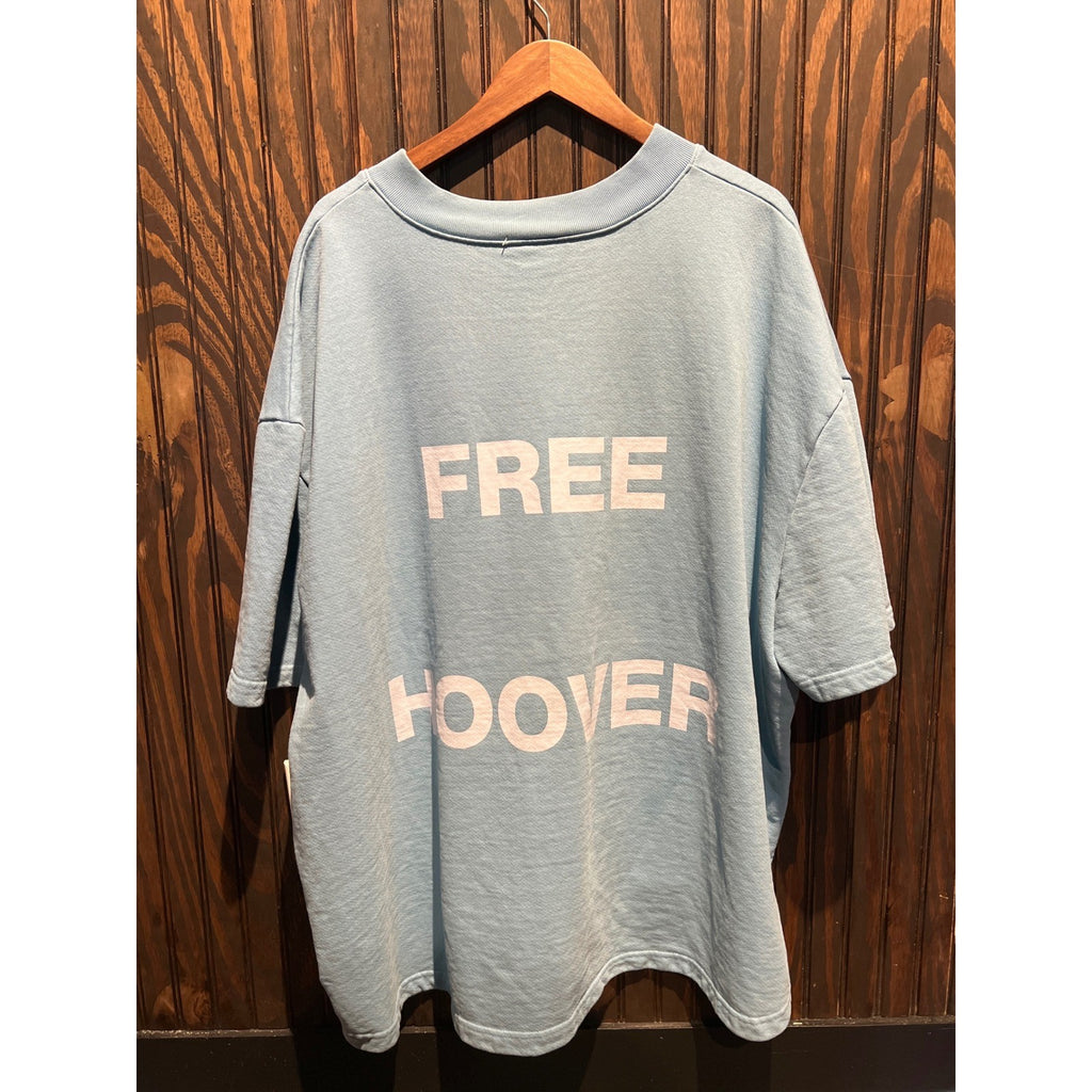 Kanye West Drake Free Hoover Benefit Concert T-Shirt Light Blue