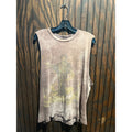Jimi Hendrix Guitar Gods Rolling Stone Graphic Tank Top Faded Brown Mens L 27x21