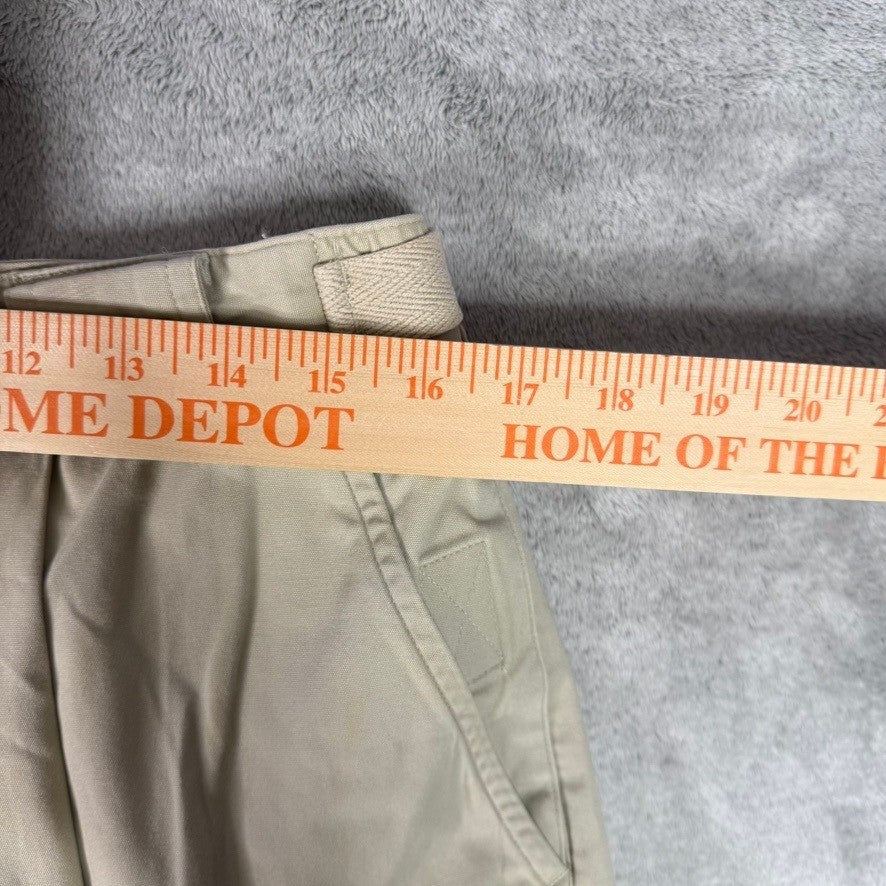 ORVIS Khaki Cargo Pants Mens Size 34 Cotton Relaxed Fit Outdoor Casual