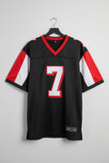 Michael Vick Signed Custom Football Jersey Beckett COA Black Red White XL 7
