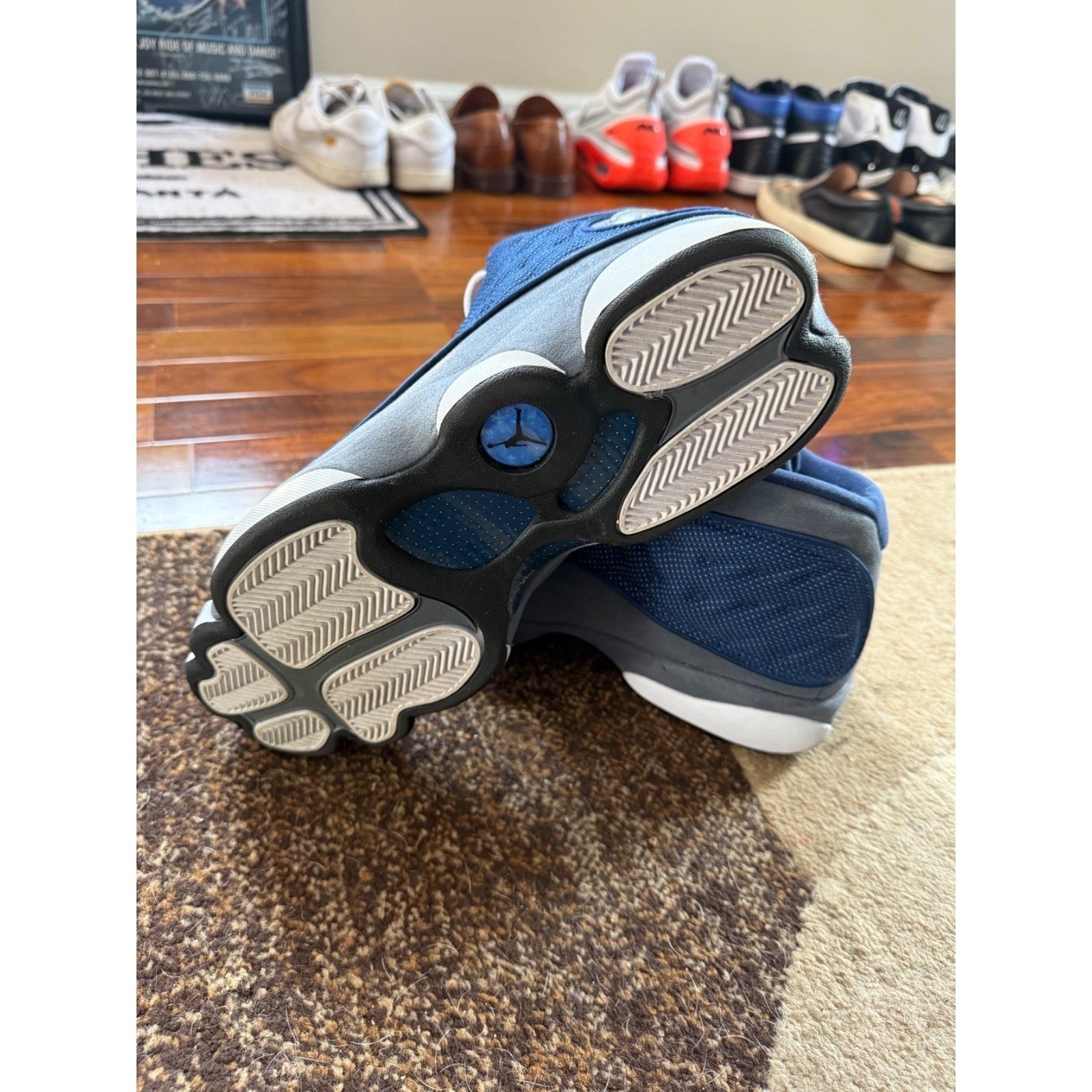 Air Jordan 13 XIII Blue White Retro GS Size 6Y Sneakers