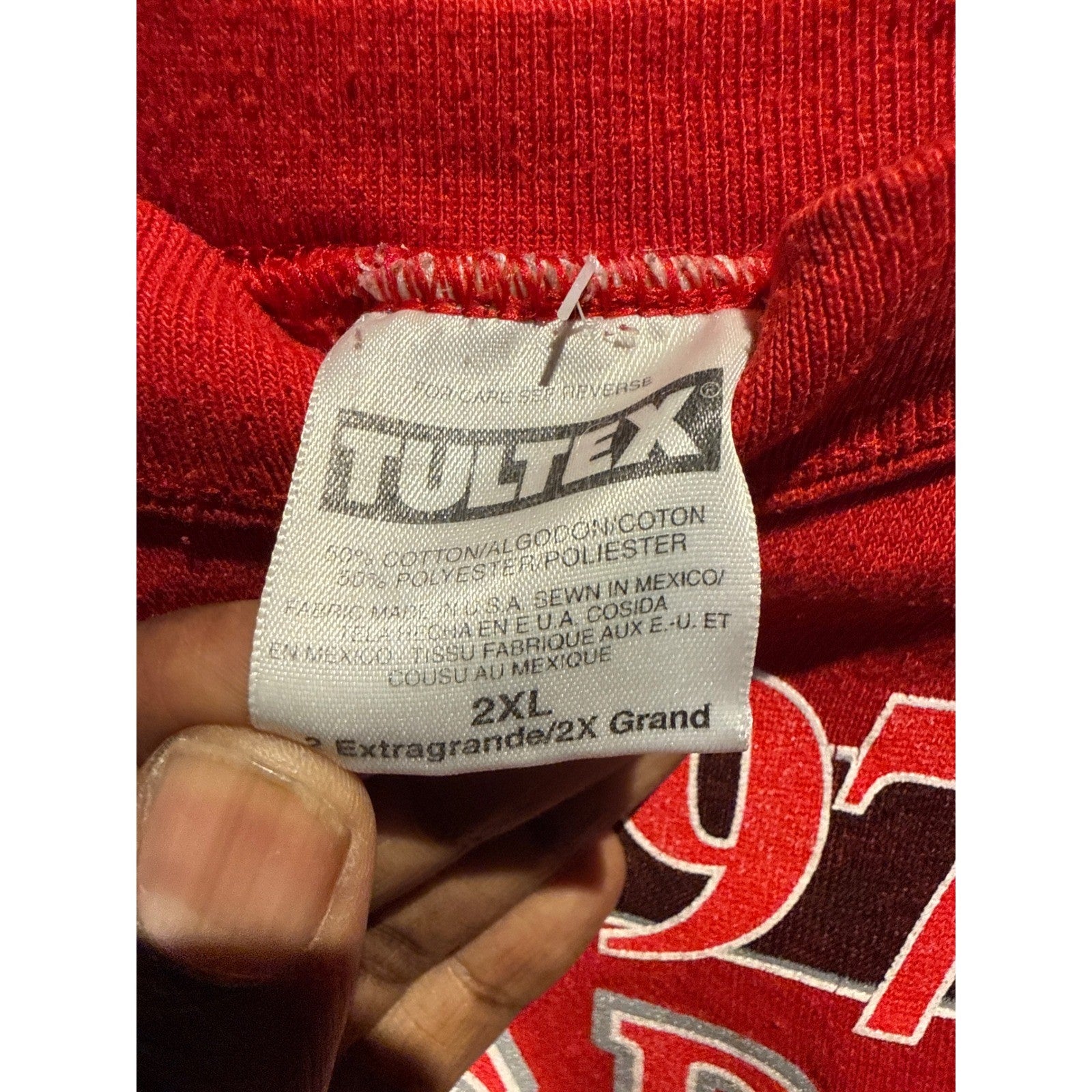 Vintage 1997 Rose Bowl Ohio State Buckeyes Sweatshirt Red XL 90s NCAA Football