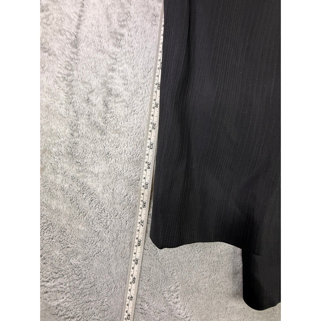 Vintage Hugo Boss Mens Pinstripe Blazer 3 Button Double Vent Charcoal Grey USA