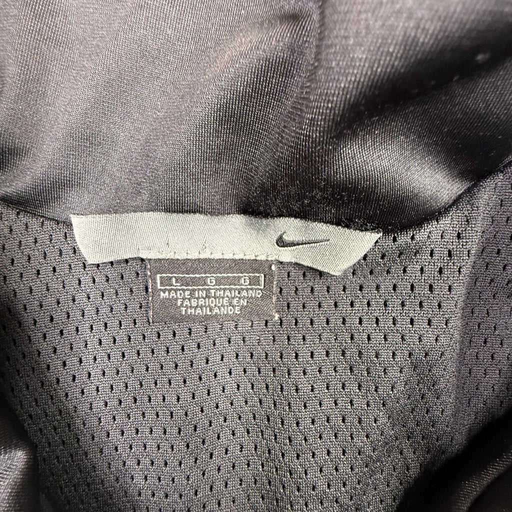Nike Men's Black Track Jacket Full Zip Athletic Sportswear Size Large