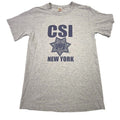 CSI New York Crime Scene Investigator Graphic T Shirt Mens Large Gray