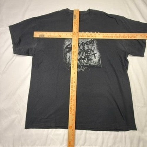 Slipknot Band T Shirt Graphic Print Black Short Sleeve Mens Size XL