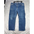 Levi's 505 Regular Fit Straight Leg Jeans Blue W44 L30