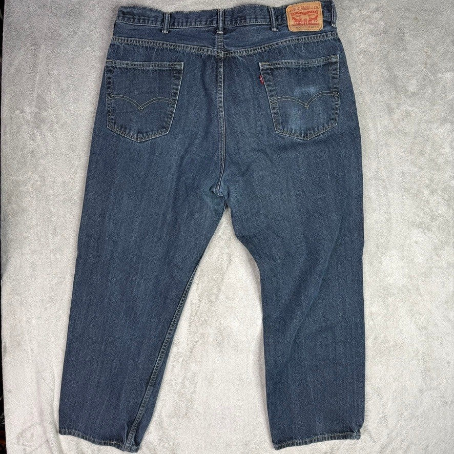 Levi Strauss & Co 550 Relaxed Fit Jeans Dark Wash Mens Size 42x30