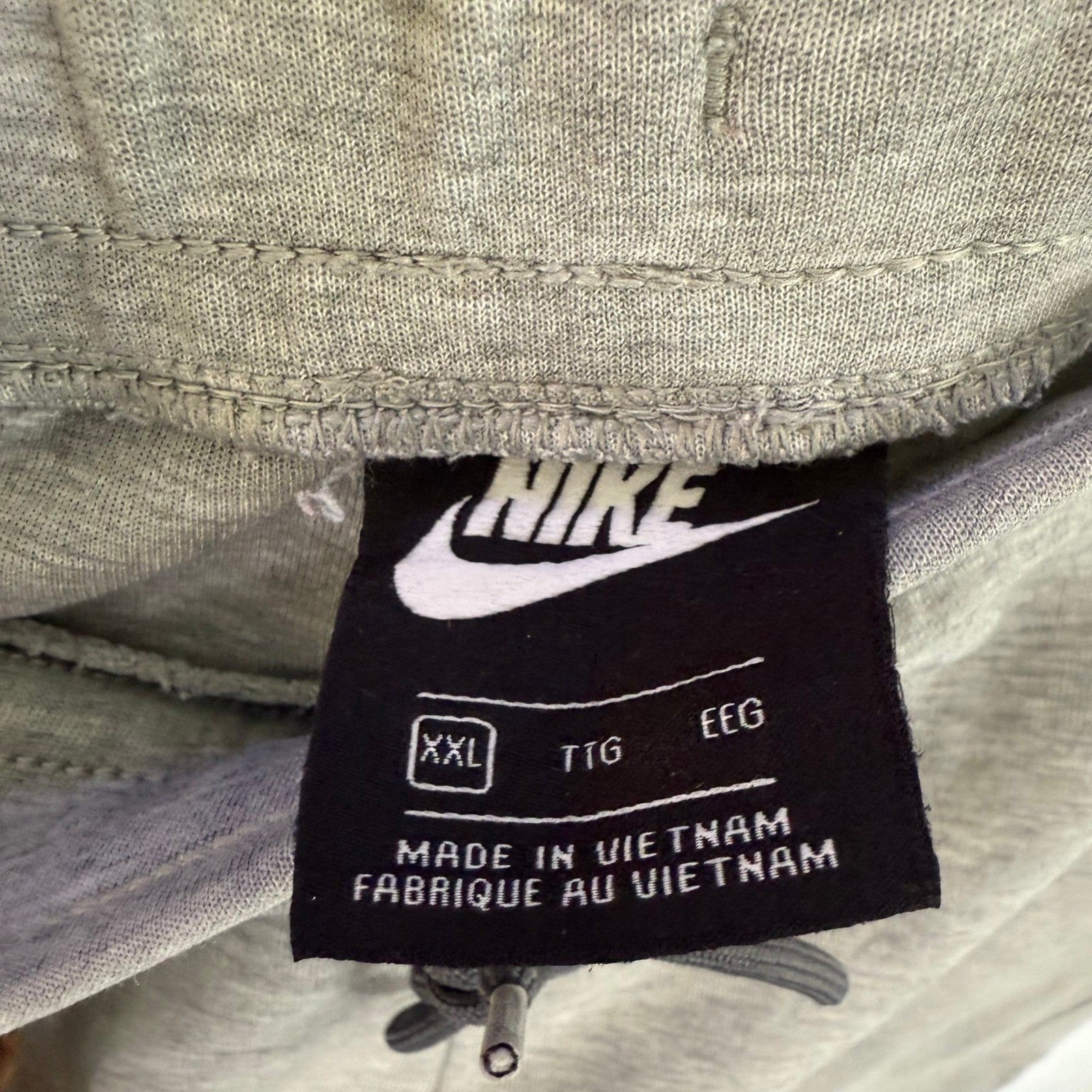 Nike Tech Fleece Joggers Mens XXL Heather Grey Sweatpants CU4495-063