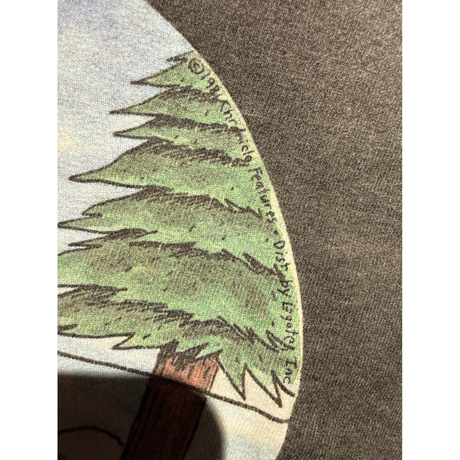 Vintage The Far Side Gary Larson Bears Crosshairs Graphic T-Shirt White XL 90s