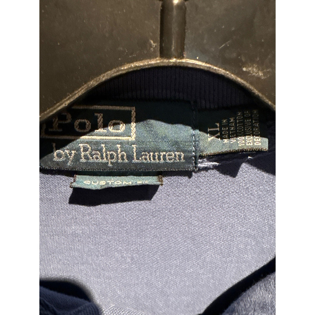 Polo Ralph Lauren Mens Big Pony Polo Shirt Blue Short Sleeve Size XL 24x31