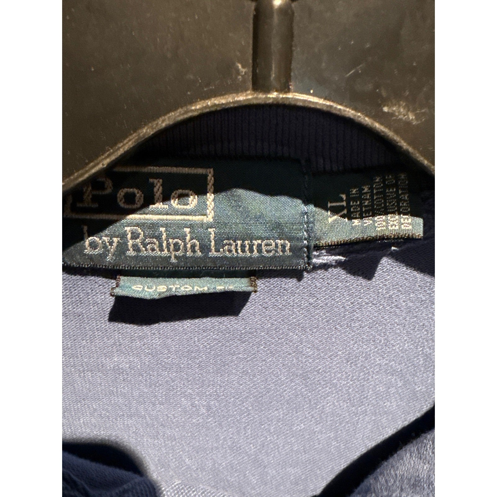 Polo Ralph Lauren Mens Big Pony Polo Shirt Blue Short Sleeve Size XL 24x31