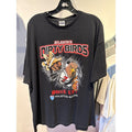 Vintage Atlanta Dirty Birds Rose Up Houston Bound T-Shirt Delta Pro Weight Black
