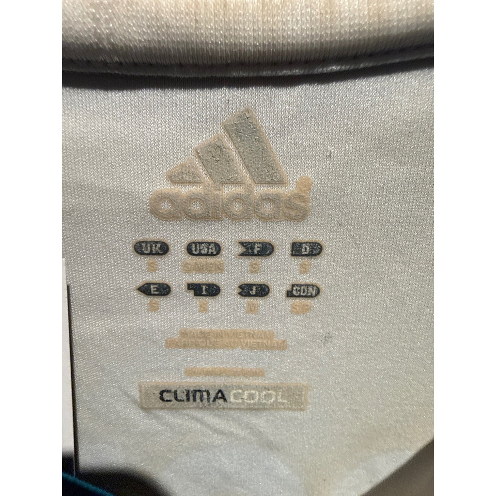 Adidas Real Madrid 2012 2013 Home Jersey White 110 Anos Patch Bwin Mens Medium