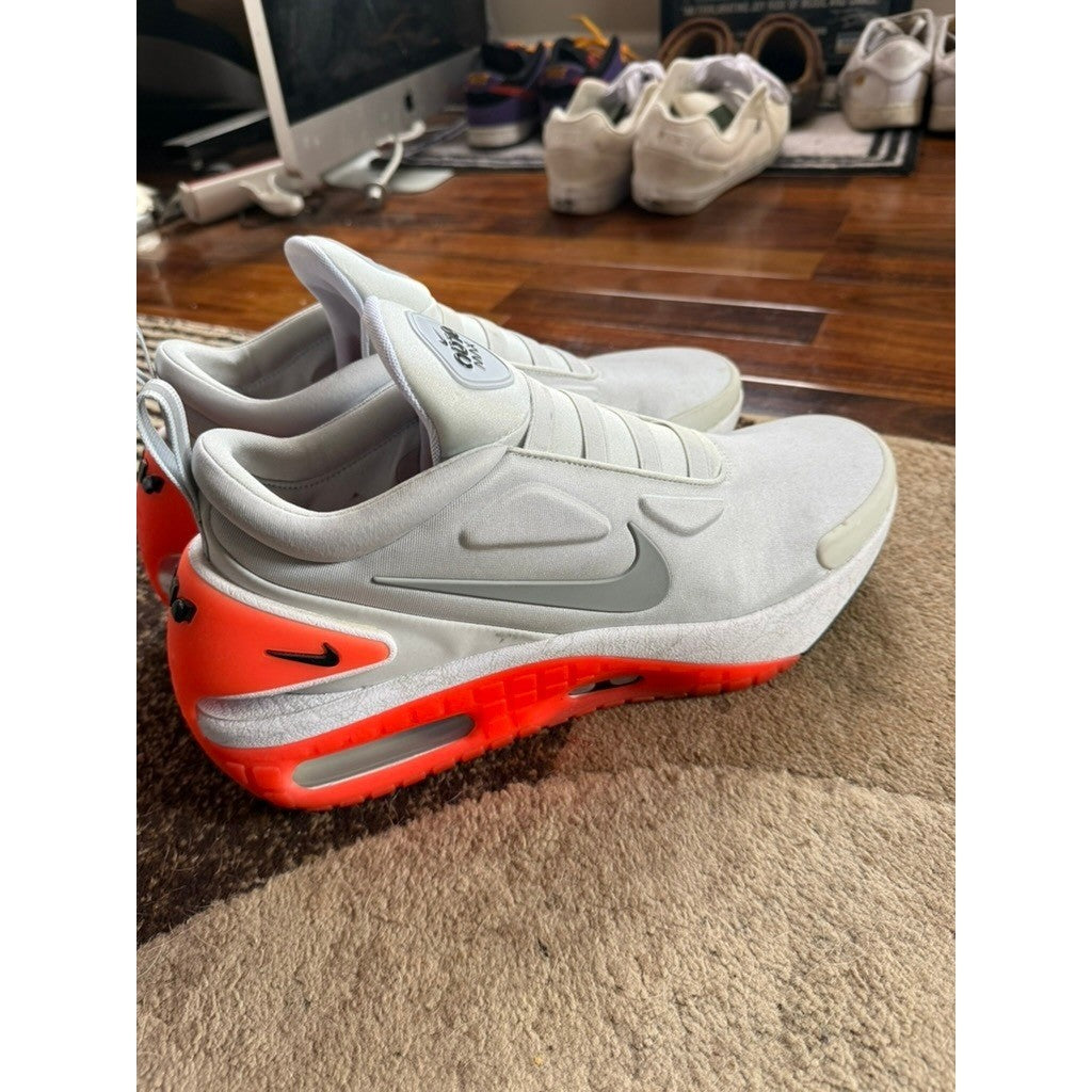 Nike Air Max 270 Bowfin Mens Shoes Gray Orange AO4687 002 Slip On Size 13