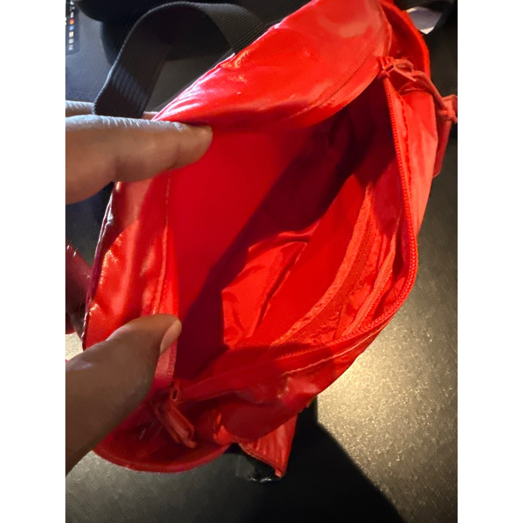 Supreme FW17 Waist Bag Red Ripstop Nylon Box Logo Fanny Pack Hip Bag Streetwear