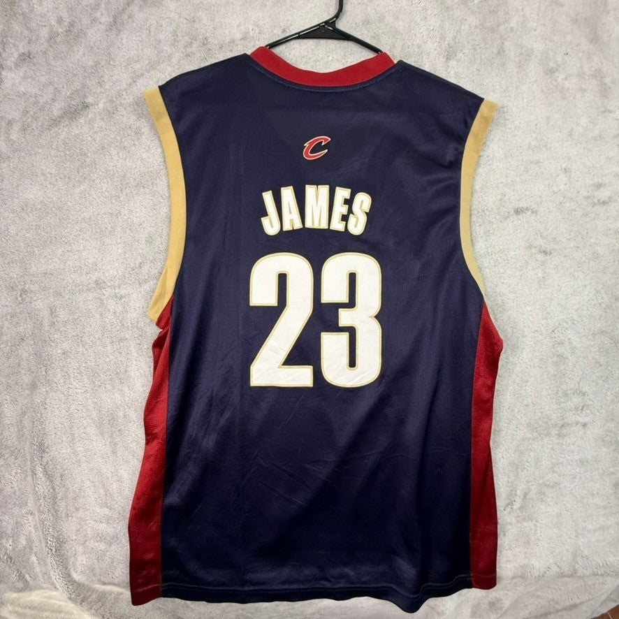 Cleveland Cavaliers LeBron James 23 Adidas Basketball Jersey Mens Large