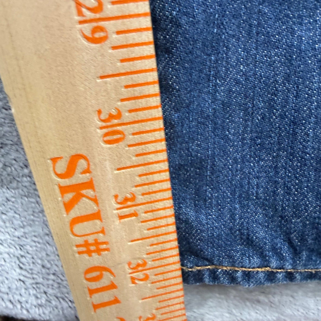 Levi Strauss Co 501 Original Fit Straight Leg Jeans Mens W34 L34 Blue Denim