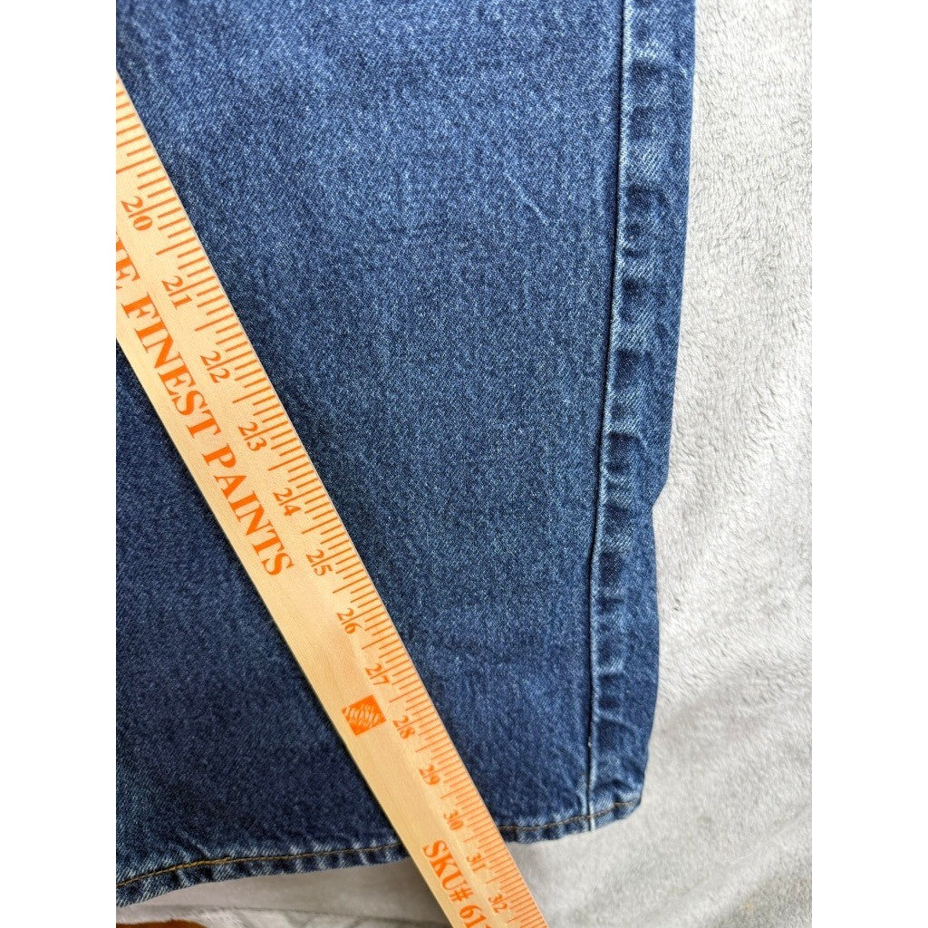 Levi's 505 Regular Fit Straight Leg Jeans Blue W44 L30