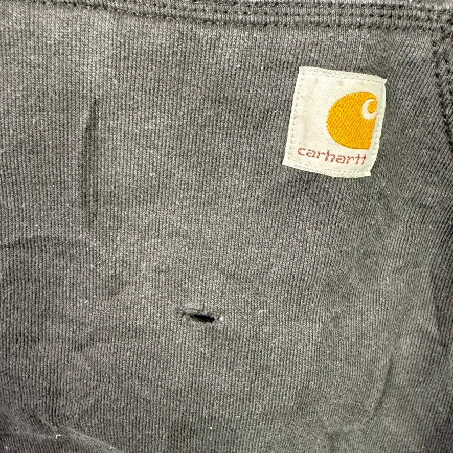 Carhartt Loose Fit Tall XL Gray Hoodie Sweatshirt Mens Workwear K288