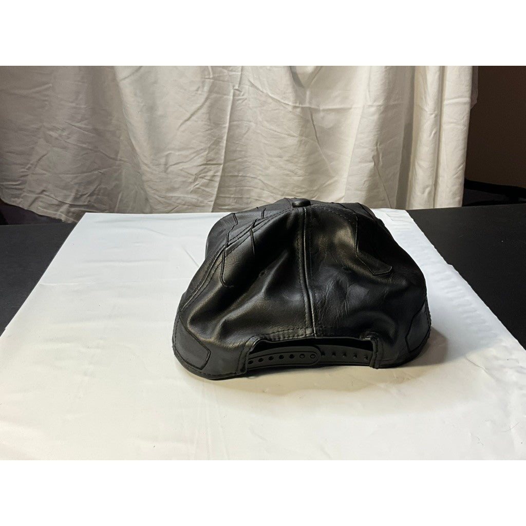 Black Panther Marvel Comics Baseball Cap Snapback Faux Leather Cosplay