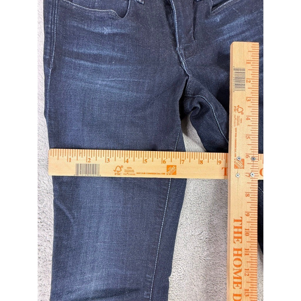 AYR Skinny Jac Dark Indigo Denim Jeans Womens Size 24x30 Made in USA