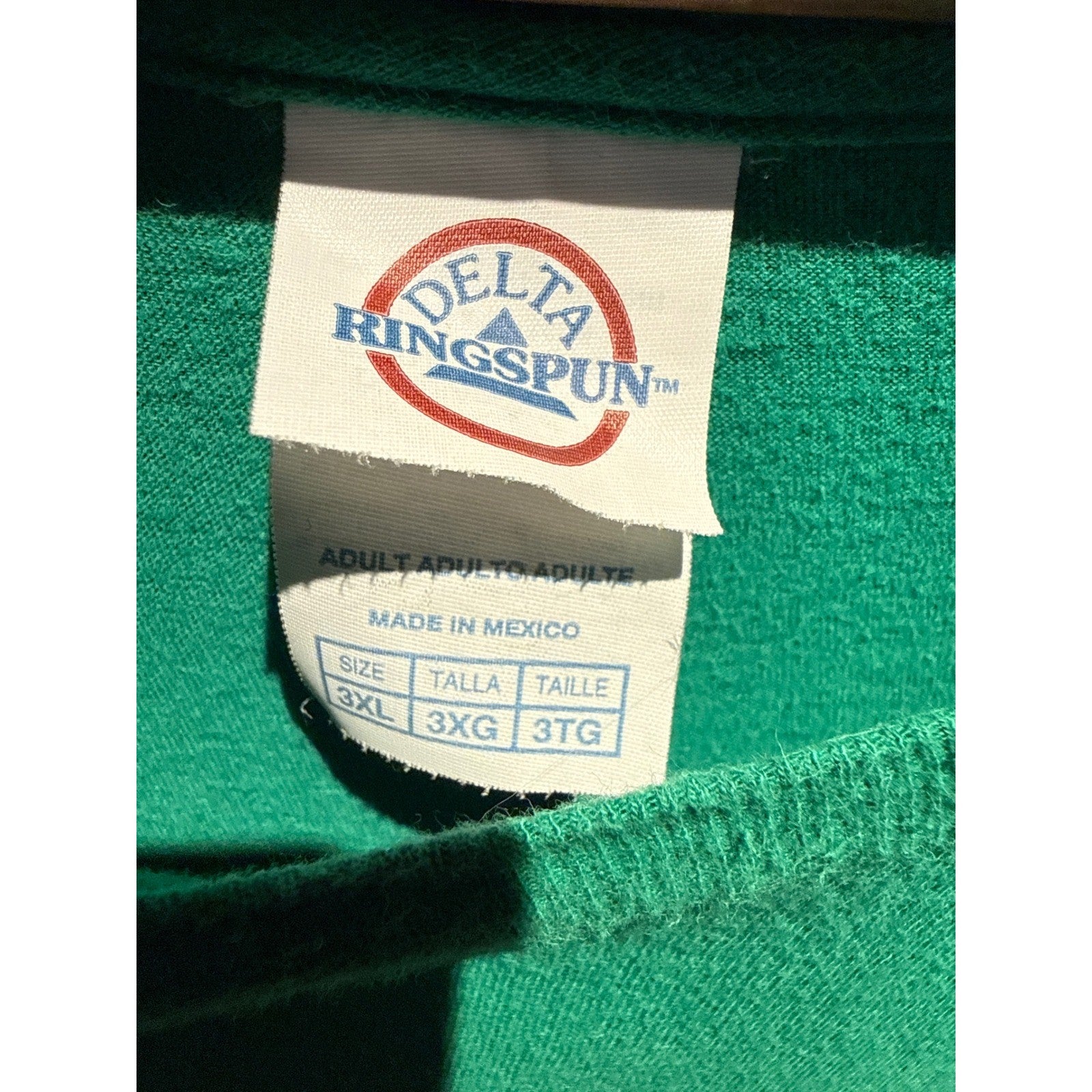 Vintage 1994 Freaknik Atlanta Players Ball Graphic T-Shirt Green Mens 3XL 29x31