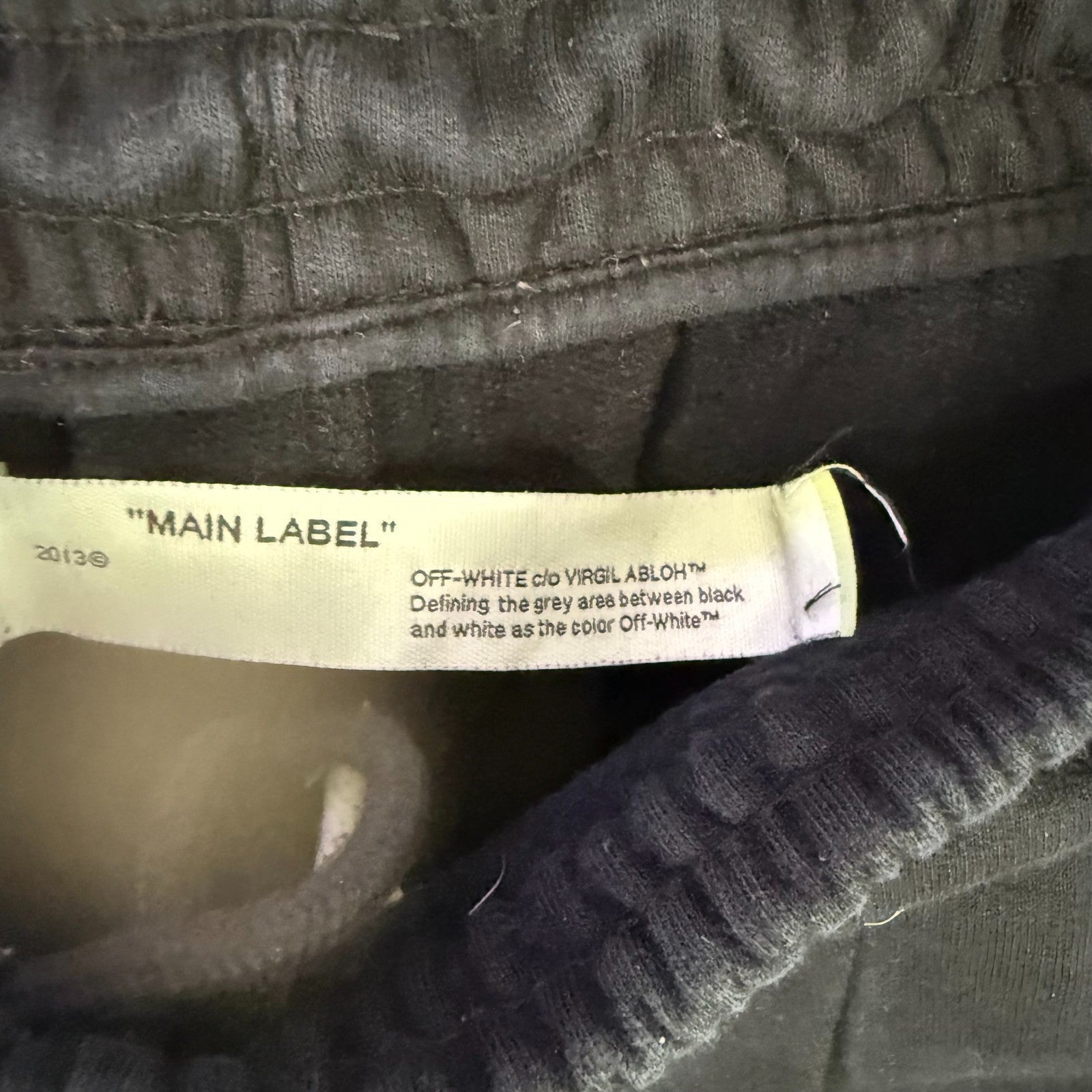 Off White Mariana De Silva Sweatpants Black Season 19 XL