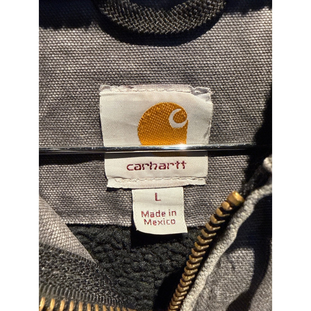 Carhartt Mens Sherpa Lined Sandstone Sierra Jacket Grey Shadow J141 Large L