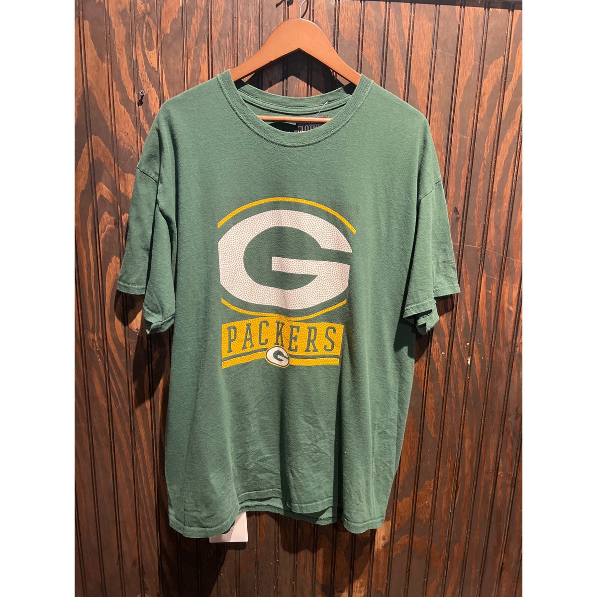 NFL Green Bay Packers Graphic T-Shirt Green Short Sleeve Crewneck Mens XL