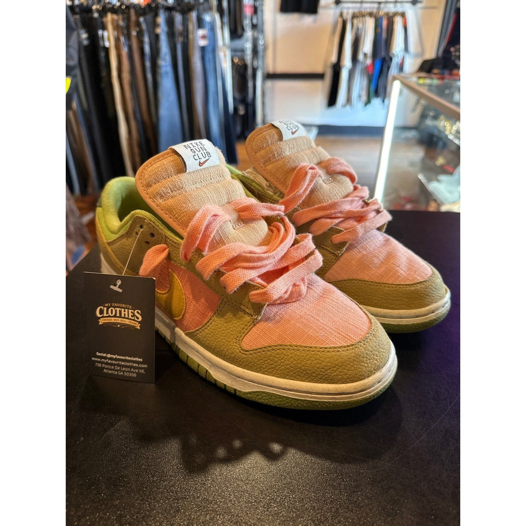 Nike Dunk Low Sun Club Arctic Orange Sanded Gold Mens Size 9 DM0583-800