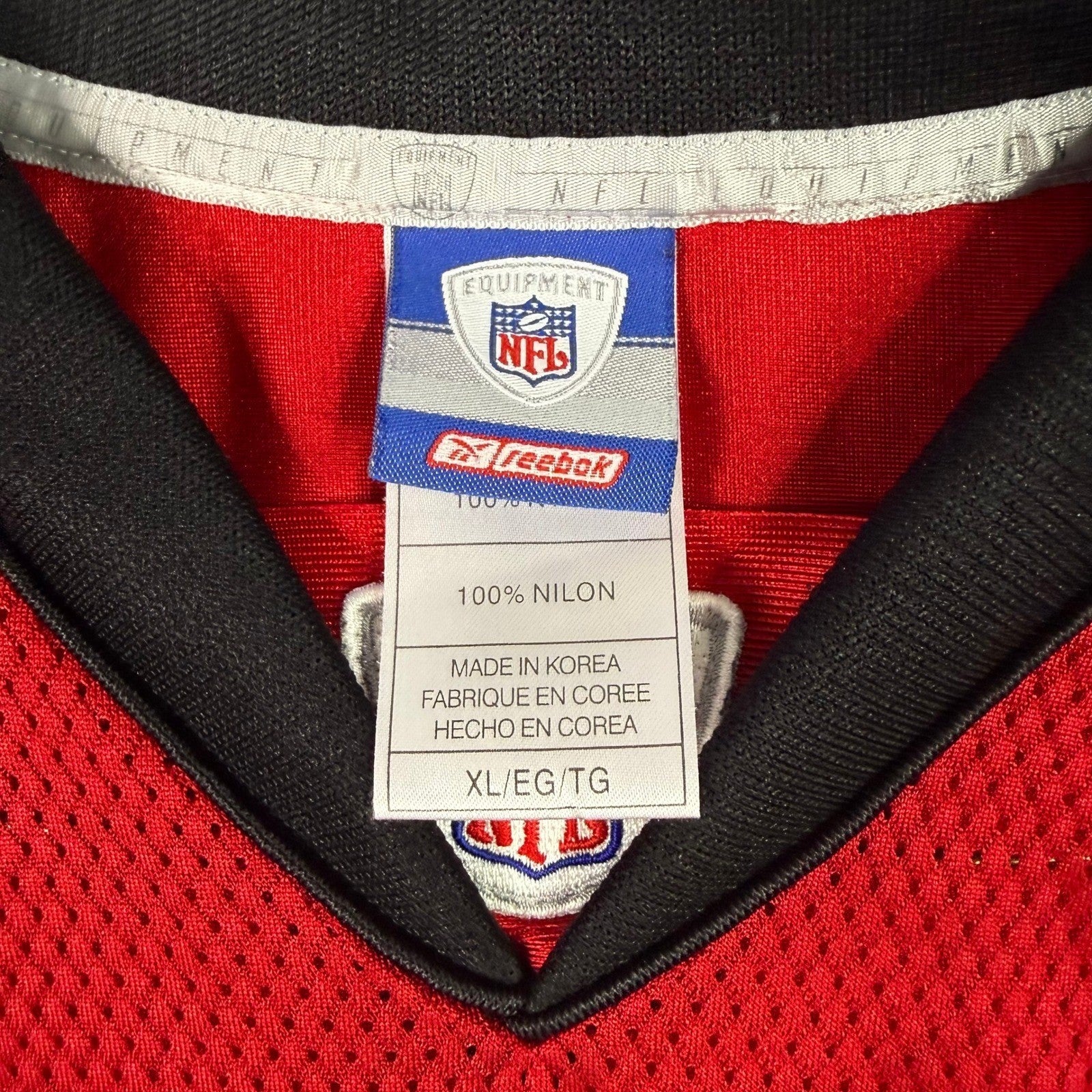 Atlanta Falcons Michael Vick NFL Jersey Red Reebok Size XL